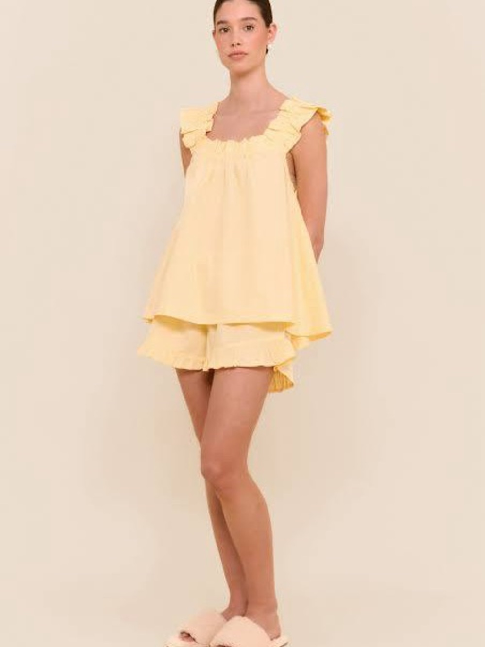 Piyama Nicolette Sleep Set Buttercup Yellow XS NWOT - Picture 3 of 9